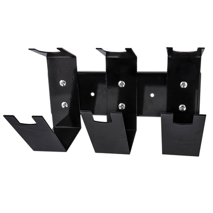 Magnetic Paint Spray Gun Holder Stand, Holds 3 Gravity Feed HVLP Guns - Attach Spray Booth Wall, Mix Room, Workstation Cabinet, Body Shop