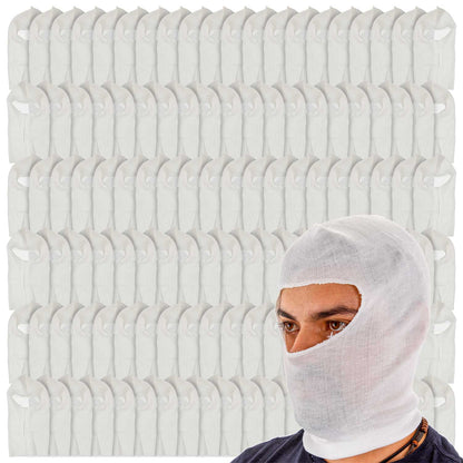 Premium Painter's Head Sock (120 Pack) - Soft Stretch Cotton Hood Mask for Spray Painting, Sanding & Dust Protection - One Size Fits All