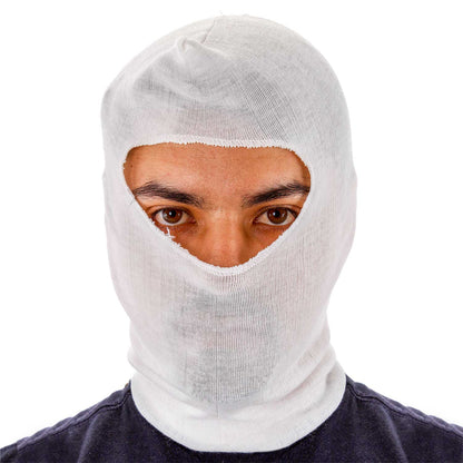 Premium Painter's Head Sock (120 Pack) - Soft Stretch Cotton Hood Mask for Spray Painting, Sanding & Dust Protection - One Size Fits All