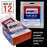 Pure Blue Superior Tack Cloth, 12-Pack, Automotive & Woodworking, Dust/Stain/Paint Rags, Tac Cloth for Autobody