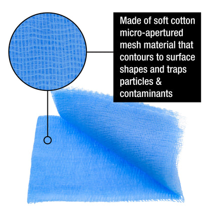 Pure Blue Superior Tack Cloth, 12-Pack, Automotive & Woodworking, Dust/Stain/Paint Rags, Tac Cloth for Autobody
