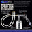 Air Undercoating Spray Gun with Gauge, Suction Feed Cup & 2 Wands - 22" Long Flexible Extension Wand with Multi-Directional Nozzle - Sprayable Bed Liner, Rubberized Truck Undercoating