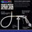 Air Rustproofing/Undercoating Gun Suction Feed with Gauge Included with 22" Multi-Directional Nozzle Wand Attachment - for Spraying Rust Proofing