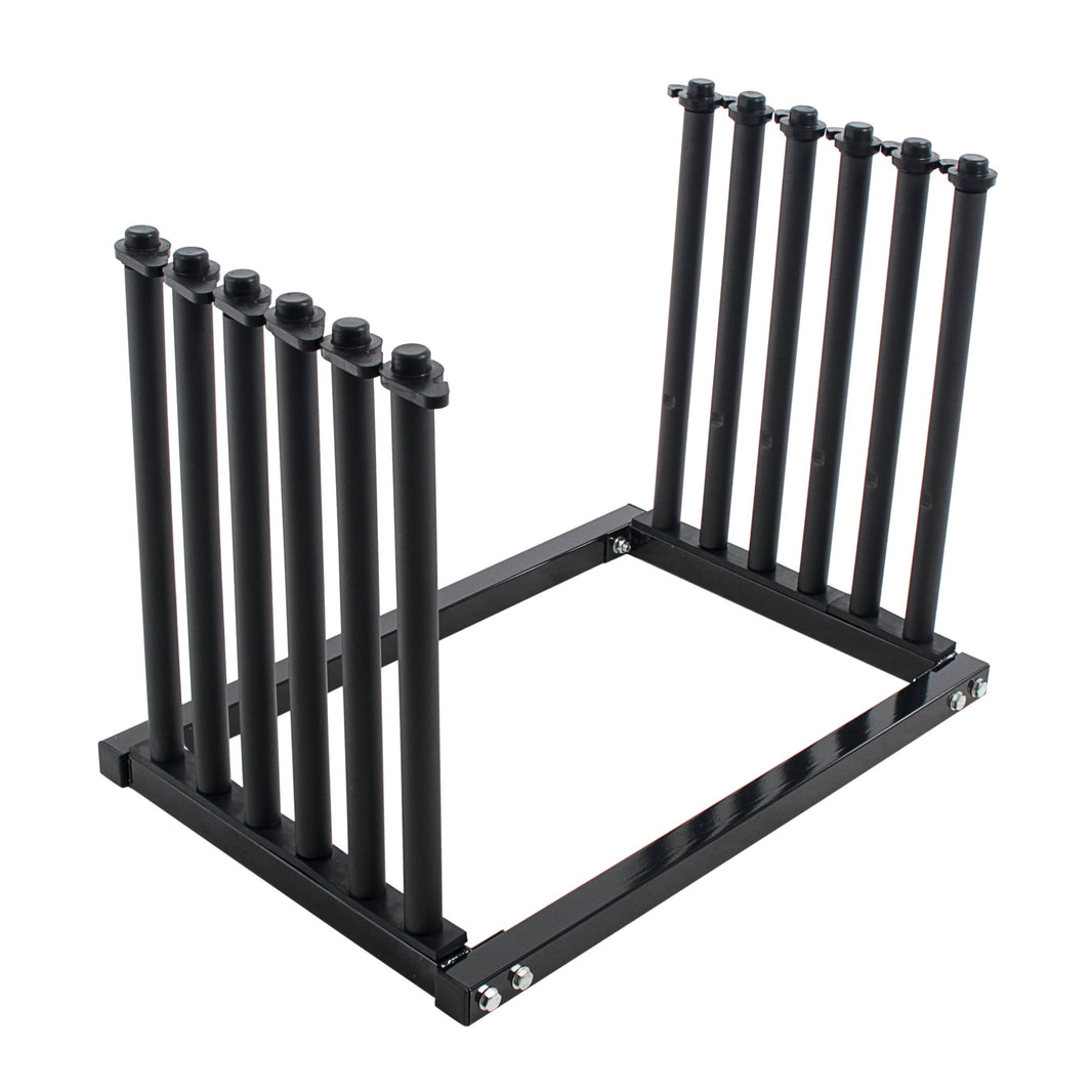 5-Lite Truck Bed Windshield Rack - Mobile 5 Slot Auto Glass Cargo Protection Management Rack - Safety Rubber Foam Pads, Mast Locks