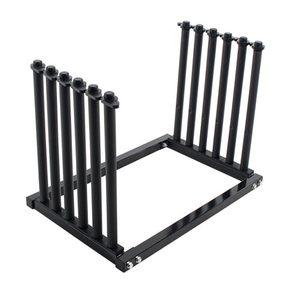 5-Lite Truck Bed Windshield Rack - Mobile 5 Slot Auto Glass Cargo Protection Management Rack - Safety Rubber Foam Pads, Mast Locks