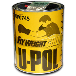 Flyweight Gold Premium Lightweight Body Filler with Hardener, Beige, 3 Liters