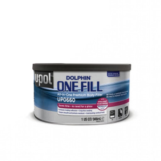 Dolphin ONE-FILL All-IN-One Premium Body Filler - Quart