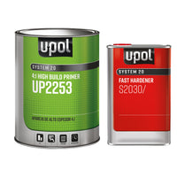2K High Build Primer Kit, Fast Dry 4:1, Gray, S2025, 1 Gallon