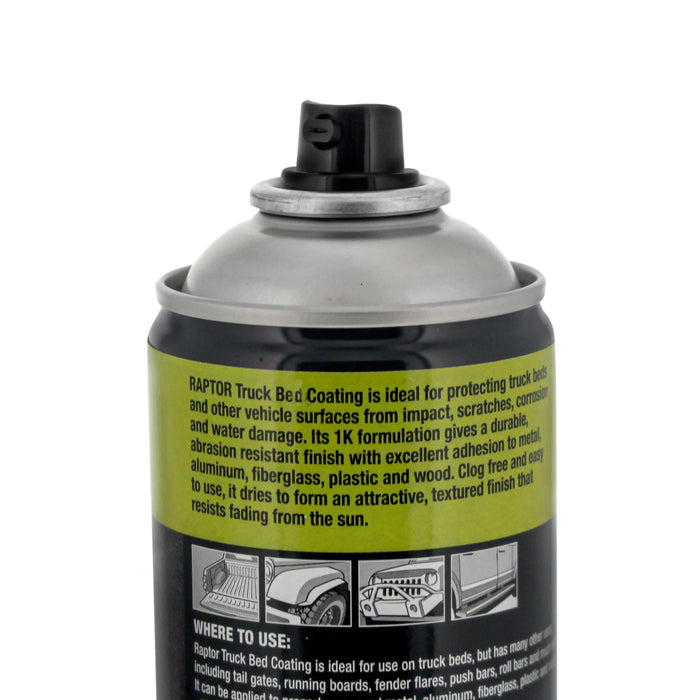 Raptor Black Truck Bed Coating 14.3 Ounce Aerosol Can (Pack of 3)