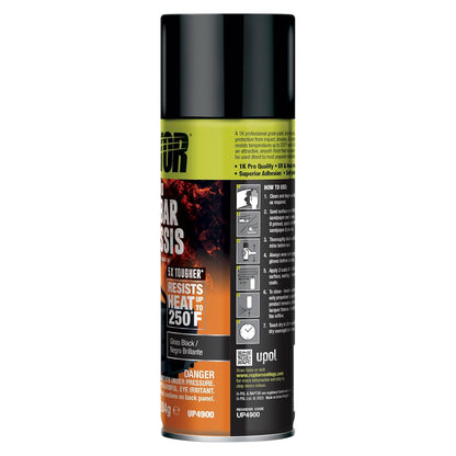 1K Roll Bar & Chassis, Automotive Spray Paint, Professional Grade, Durable Finish, Easy-To-Use, Gloss Black