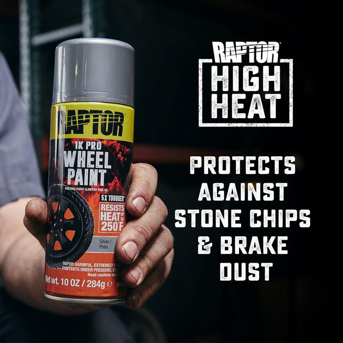 Wheel Paint Spray, Repair & Extend Wheels, Professional Grade & Extra Tough, Silver