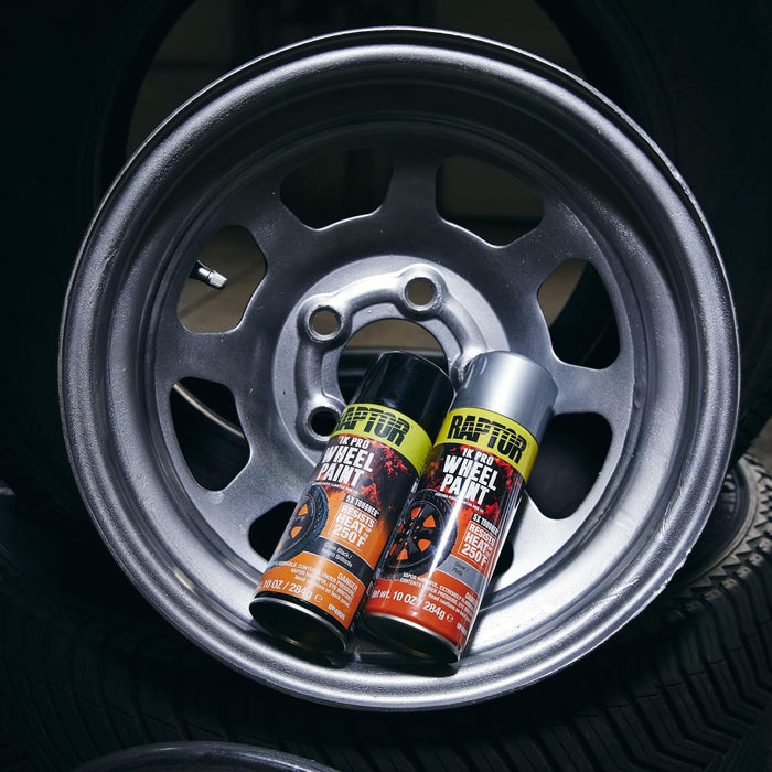 Wheel Paint Spray, Repair & Extend Wheels, Professional Grade & Extra Tough, Silver