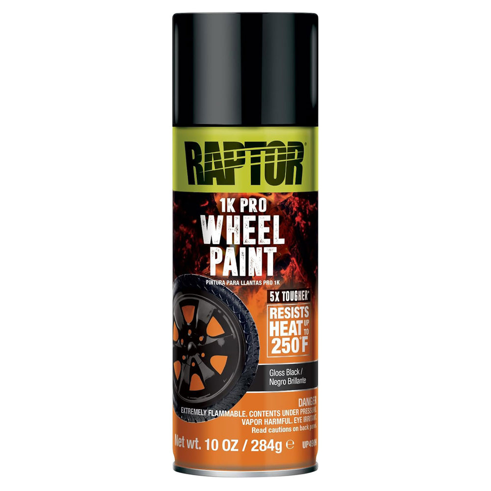 1K Wheel Paint, Wheel Rim Touch Up Spray Paint, Professional Grade, Easy-To-Use, Gloss Black