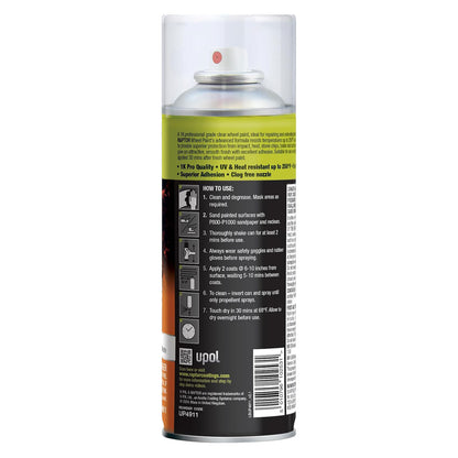 1K Wheel Paint, Wheel Rim Touch Up Spray Paint, Professional Grade, Easy-To-Use, Clearcoat