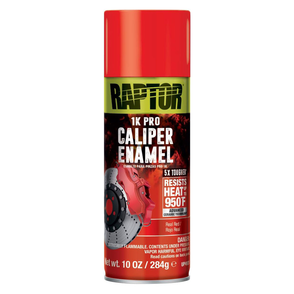 Caliper Enamel Spray, Professional Grade, Extra Tough, High Gloss Finish, Real Red