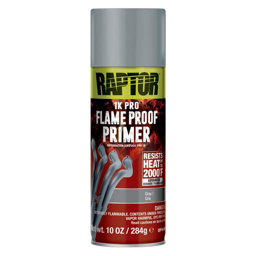 Flameproof Primer Spray, Professional Grade, Extra Tough Automotive Protective Primer Spray For High Heat, Gray