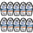 Dolphin Glaze Brushable Very Fine Finishing Stopper, Turquoise, 440ml Filler Bag, 10 Pack