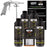 Tintable - U-POL Urethane Spray-On Truck Bed Liner Kit with included Spray Gun, 4 Quarts