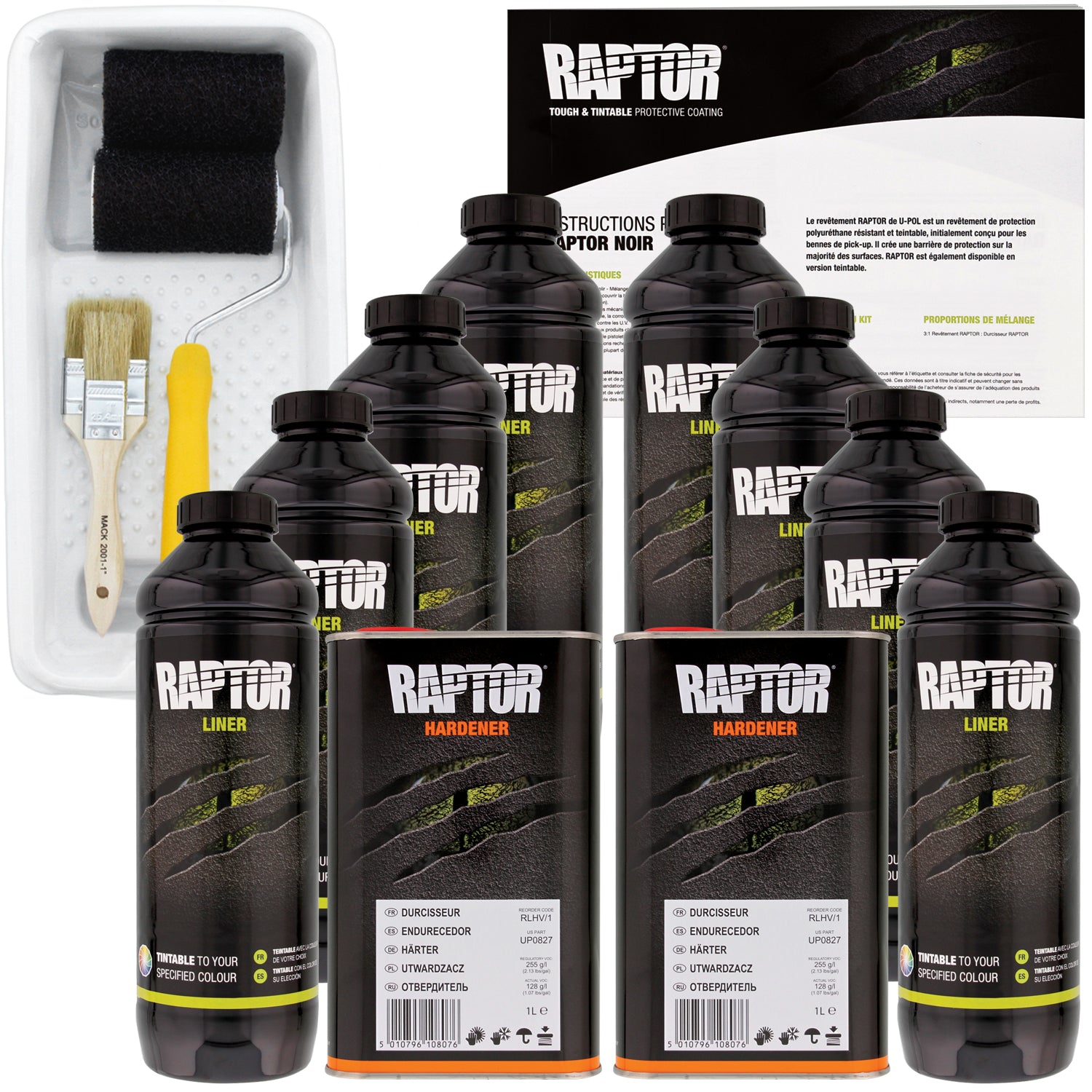 Tintable - Urethane Roll-On Truck Bed Liner Kit, 8 Liters – TCP Global