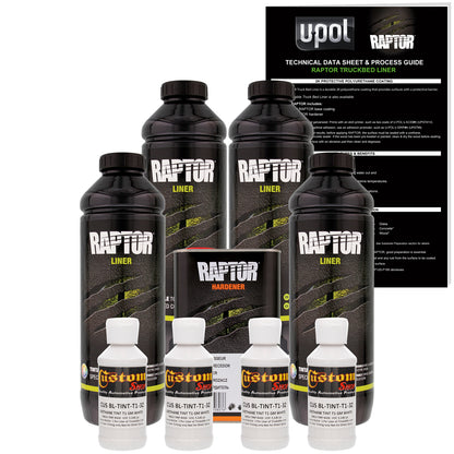 GM White - U-POL Urethane Spray-On Truck Bed Liner & Texture Coating, 4 Quarts