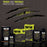 Bright Silver - U-POL Urethane Spray-On Truck Bed Liner Kit with included Spray Gun, 4 Quarts