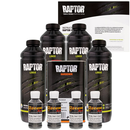 Charcoal Metallic - U-POL Urethane Spray-On Truck Bed Liner & Texture Coating, 4 Quarts