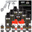 Black Metallic - U-POL Urethane Spray-On Truck Bed Liner Kit with included Spray Gun, 6 Quarts