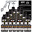 Black Metallic - U-POL Urethane Spray-On Truck Bed Liner Kit with included Spray Gun, 8 Quarts