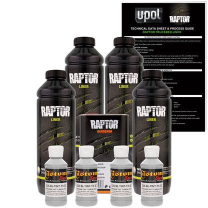 Mesa Gray - U-POL Urethane Spray-On Truck Bed Liner & Texture Coating, 4 Quarts