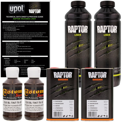 Dakota Brown - U-POL Urethane Spray-On Truck Bed Liner & Texture Coating, 2 Quarts
