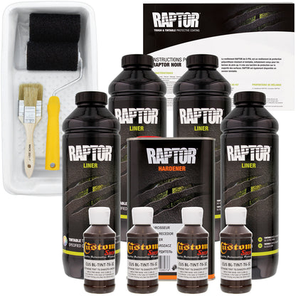 Dakota Brown - U-POL Urethane Roll-On Truck Bed Liner Kit with included Roller, Tray & Brush, 4 Quarts