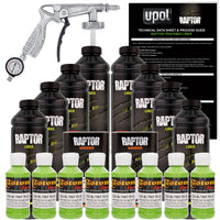 Lime Green - U-POL Urethane Spray-On Truck Bed Liner Kit with included Spray Gun, 8 Quarts