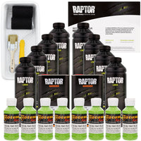 Lime Green - U-POL Urethane Roll-On Truck Bed Liner Kit with included Roller, Tray & Brush, 8 Quarts