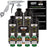 Emerald Green - U-POL Urethane Spray-On Truck Bed Liner Kit with included Spray Gun, 4 Quarts