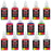 12 Color Pearlized Acrylic Airbrush Paint Set; Pearl Colors plus Reducer & Cleaner, 1 oz. Bottles