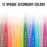 12 Color Secondary Opaque Colors Acrylic Airbrush Paint Set with Reducer & Cleaner, 1 oz. Bottles