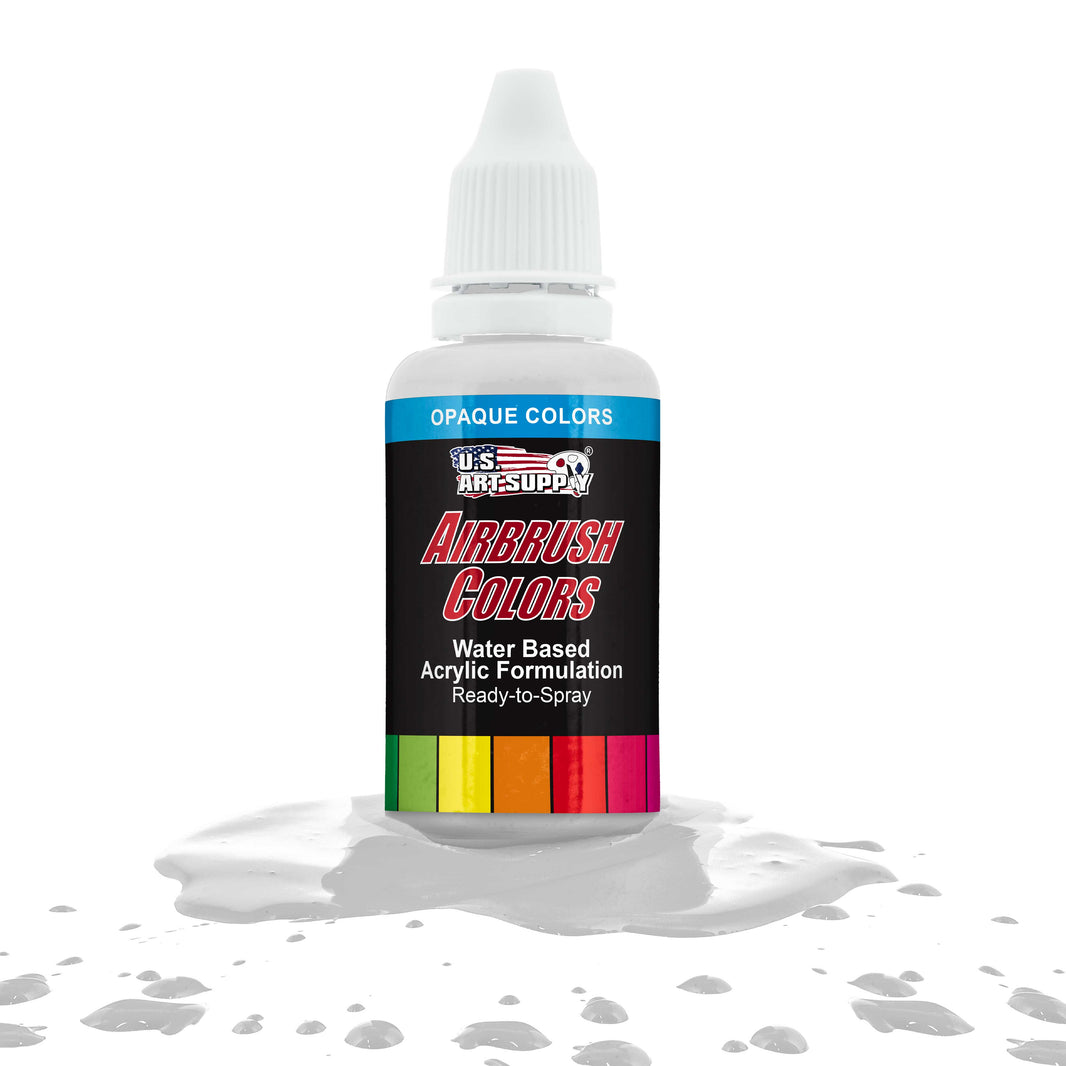 White, Opaque Acrylic Airbrush Paint - 1 oz. Ready to Spray