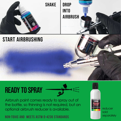Grass Green, Opaque Acrylic Airbrush Paint, 1 oz. Ready to Spray