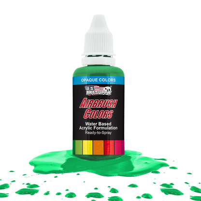 Grass Green, Opaque Acrylic Airbrush Paint, 1 oz. Ready to Spray