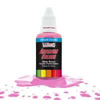 Pure Pink, Opaque Acrylic Airbrush Paint, 1 oz. Ready to Spray