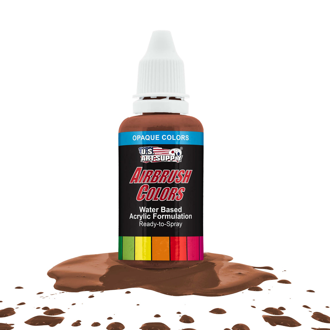Opaque Coffee Brown Acrylic Special Effects Airbrush Paint - 1oz Ready to Spray