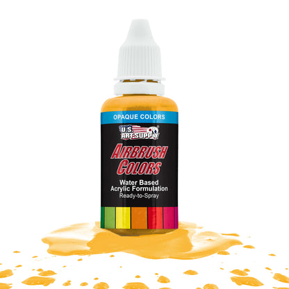 Canary Yellow, Opaque Acrylic Airbrush Paint, 1 oz. Ready to Spray
