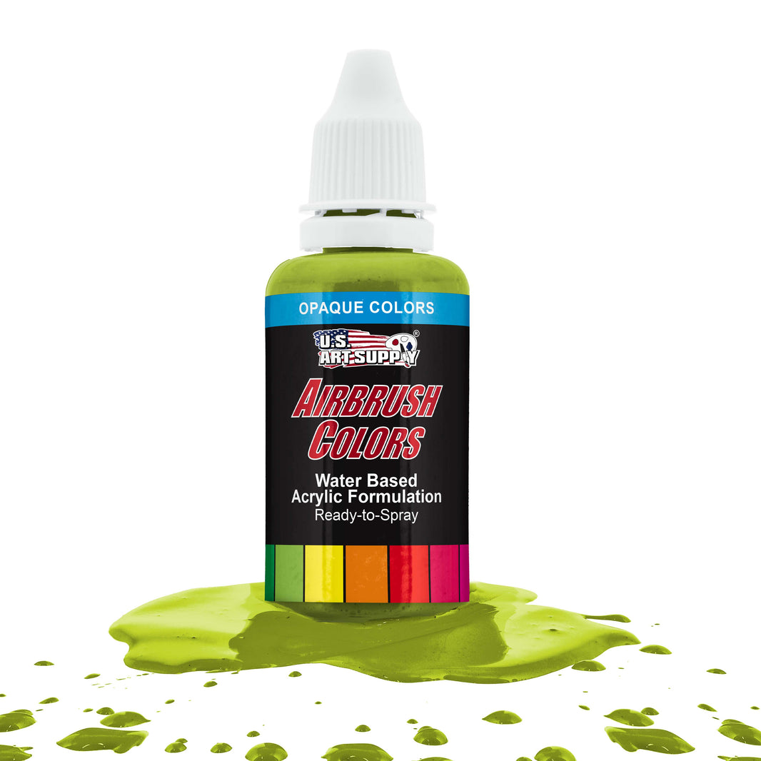 Chartruese, Opaque Acrylic Airbrush Paint, 1 oz. Ready to Spray