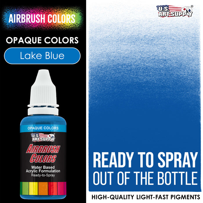 Lake Blue, Opaque Acrylic Airbrush Paint, 1 oz.