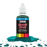 Phthalo Green, Opaque Acrylic Airbrush Paint, 1 oz. Ready to Spray