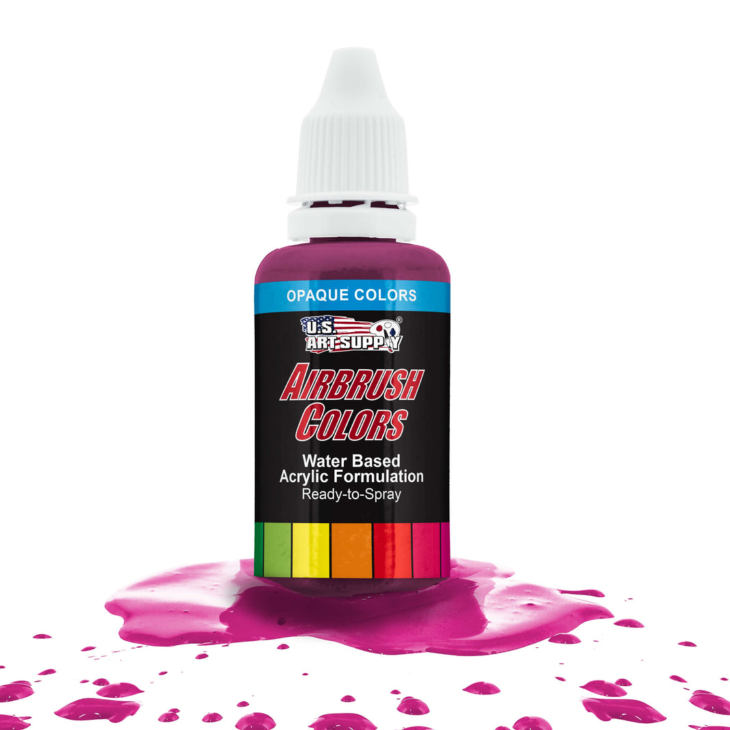 Magenta, Opaque Acrylic Airbrush Paint, 1 oz. Ready to Spray