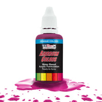 Magenta, Opaque Acrylic Airbrush Paint, 1 oz. Ready to Spray