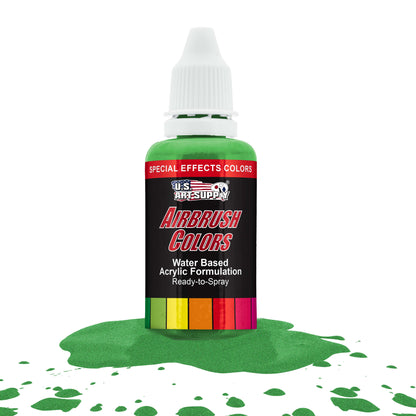 Green Pearl, Pearlized Special Effects Acrylic Airbrush Paint, 1 oz. Ready to Spray