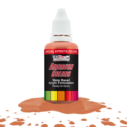 Orange Pearl, Pearlized Special Effects Acrylic Airbrush Paint, 1 oz. Ready to Spray
