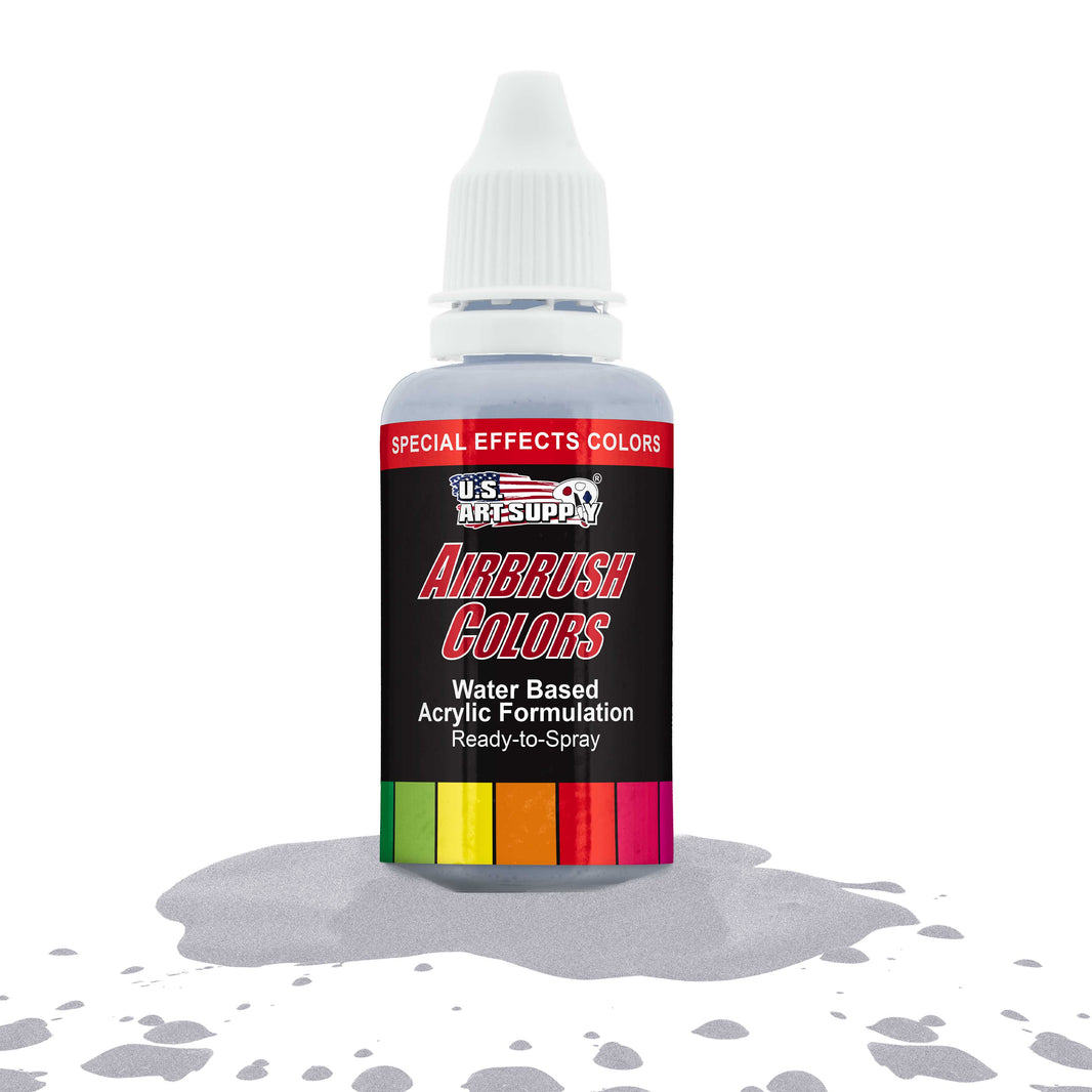 Silver Pearl, Pearlized Special Effects Acrylic Airbrush Paint, 1 oz. Ready to Spray